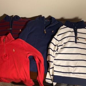 4 Polo Ralph Lauren Quarter-Zip Pullovers Sz5